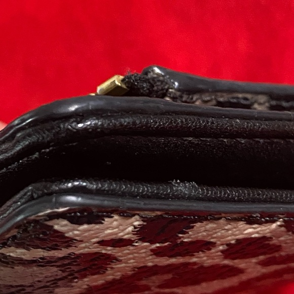 NWOT Kate Spade bi-fold wallet.Grove Street Leopard print. Black / Brown - Picture 5 of 16